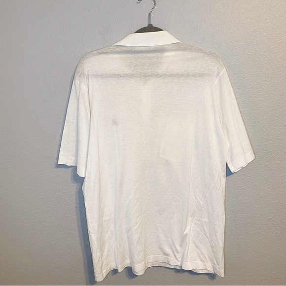 The Greenbrier Vintage White Golf Polo Shirt - Picture 2 of 10